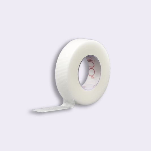 clear plastic tape for securing eye gel pads