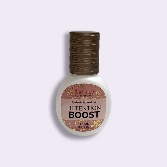 The illumino Retention Boost activates and strengthens the bond of your lash adhesive.