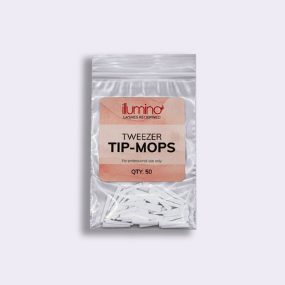 Tweezer Tip-Mops can also be used with Lash Remover