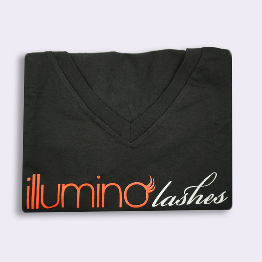 Comfy black cotton Women’s V-neck t-shirt 